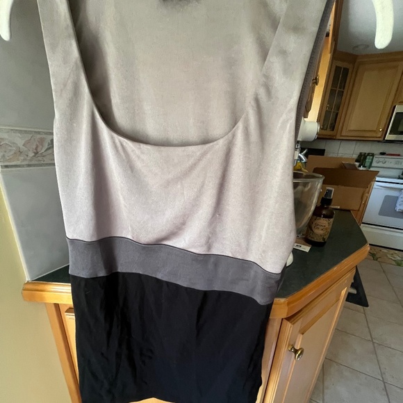 Express Colorblock Silver Tank, M - Picture 1 of 3
